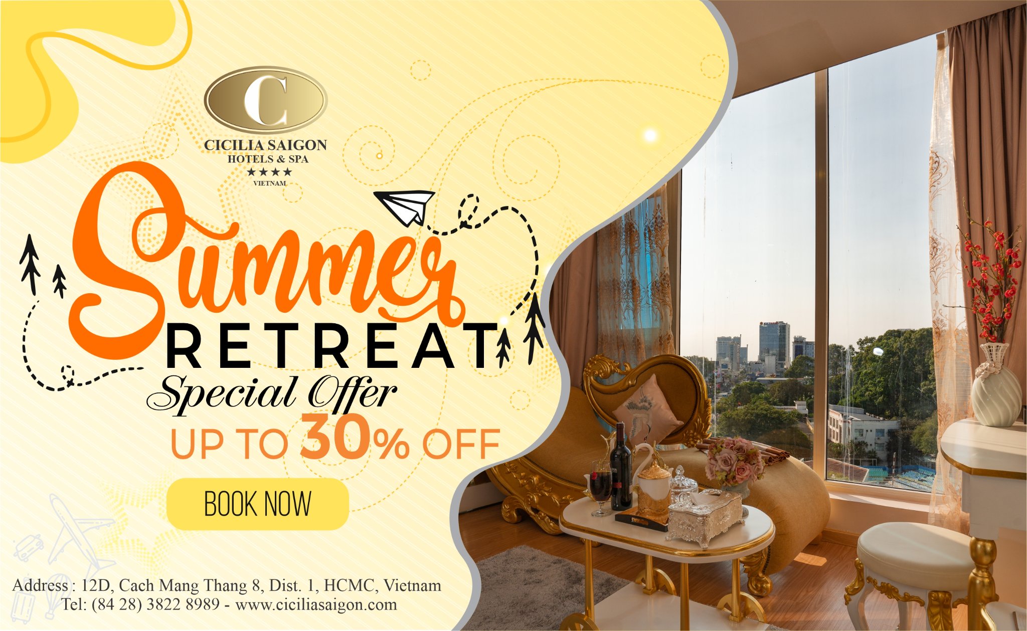 Summer - Retreat Special Offer up to 30% off